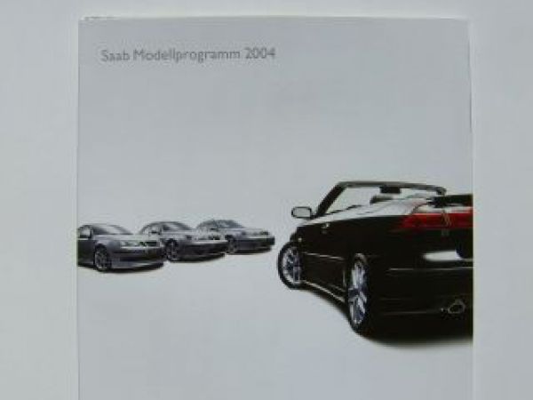 Saab Modellprogramm 2004 9-3 9-5 6/2003