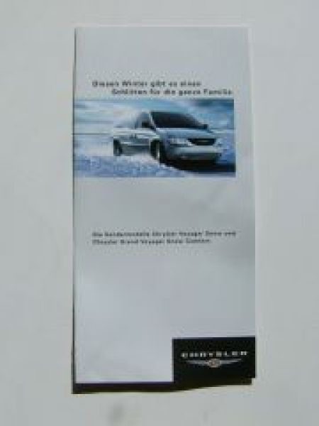 Chrysler Grand Voyager Snow +Comfort 10/2003 Infoflyer