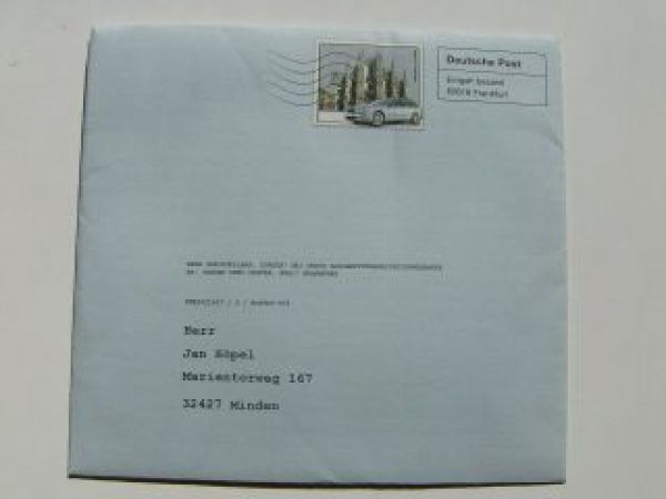 Jaguar Infoflyer X-Type Estate Neu noch verpackt