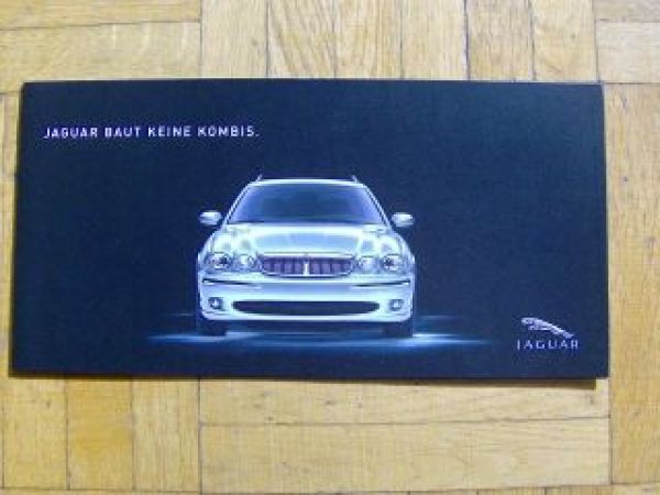 Jaguar X-Type Estate Infoflyer NEU