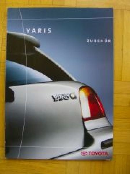 Toyota Yaris Zubehör Prospekt 4/2001 NEU