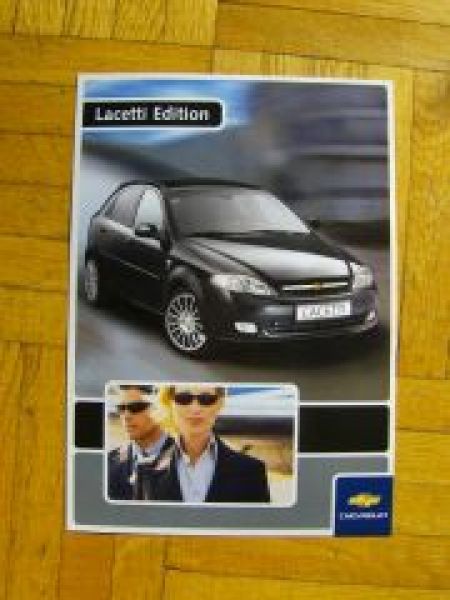 Chevrolet Lacetti Edition Infoprospekt 1/2007 NEU