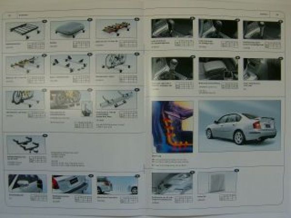 Subaru Legacy Zubehör Prospekt 6/2004+Preisliste