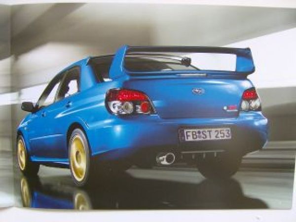 Subaru Impreza WRX STi Prospekt 9/2005 NEU