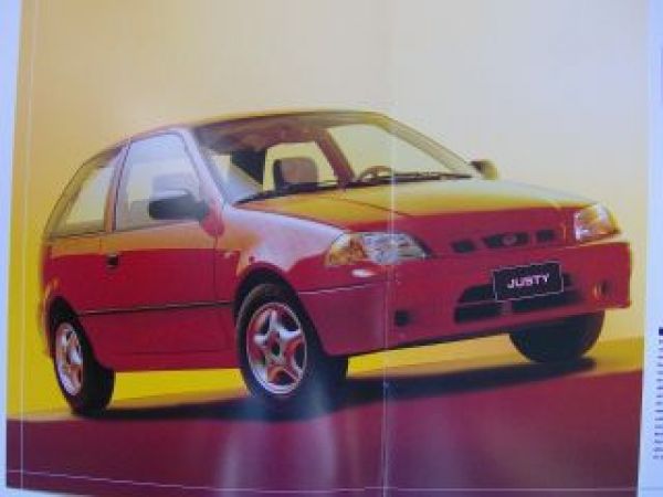 Subaru Justy AWD Prospekt 10/1998 NEU