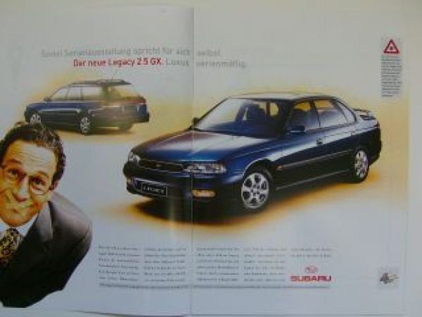 Subaru Infoprospekt A4 alle Modelle