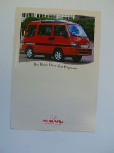 Subaru Libero Allrad Prospekt 2/1996 NEU