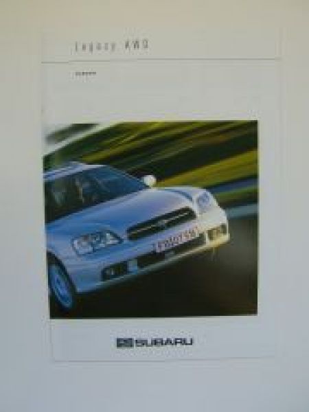 Subaru Legacy AWD Zubehör Prospekt 1/2001 NEU