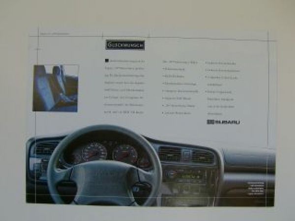 Subaru Legaza 20th Anniversary Prospekt Rarität