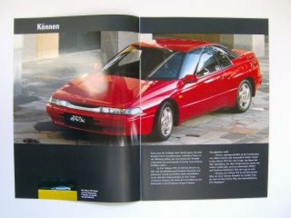 Subaru SVX Prospekt NEU Rarität 9/1996