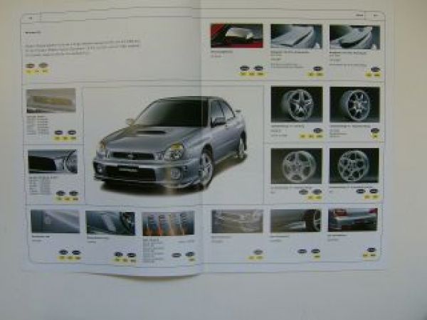 Subaru Impreza AWD Zubehör Prospekt 12/2000 NEU