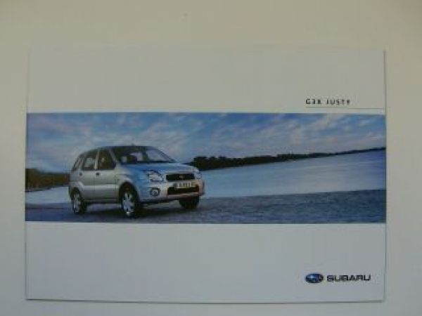Subaru G3X Justy 10/2006 Prospekt NEU