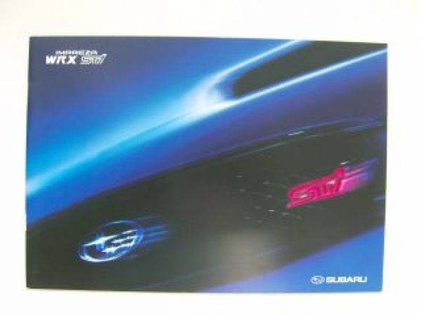Subaru Impreza WRX STi Prospekt 10/2004 NEU