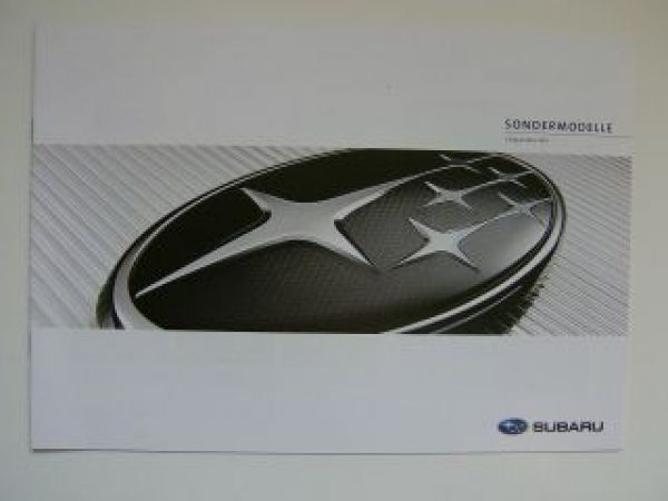 Subaru Sondermodelle Prospekt 3/2007 NEU