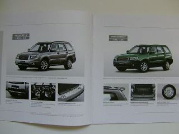 Subaru Sondermodelle Prospekt 3/2007 NEU