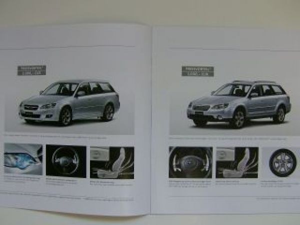 Subaru Sondermodelle Prospekt 3/2007 NEU