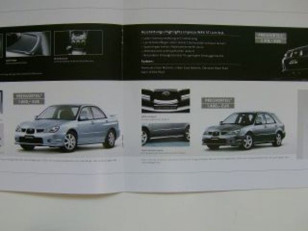Subaru Sondermodelle Prospekt 3/2007 NEU
