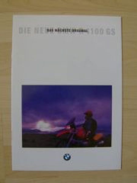 BMW Neue R1100 GS Prospekt 1/1994 Rarität