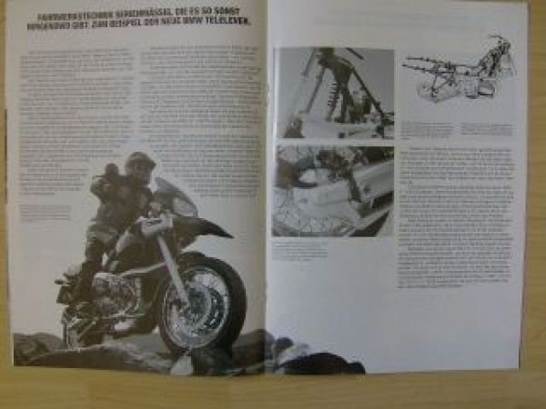 BMW Neue R1100 GS Prospekt 1/1994 Rarität