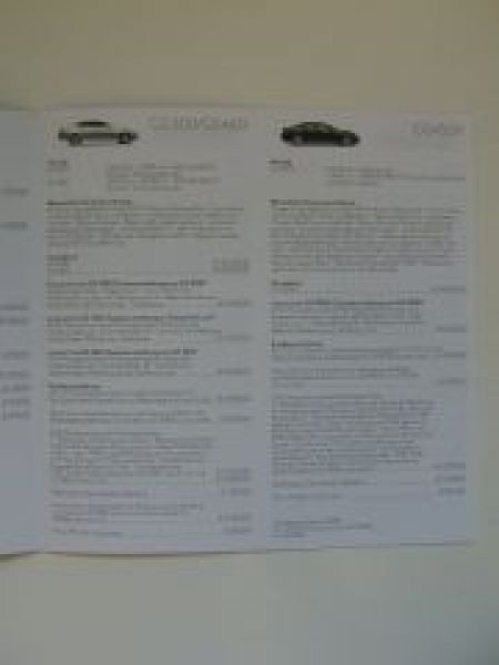 Lexus Modellprogramm alle Modelle Prospekt+Preisliste 9/2007