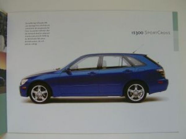 Lexus IS300 +SportCross Prospekt Vorstellung NEU