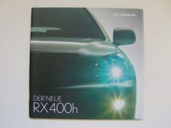 Lexus RX400h Prospekt 7/2005 NEU Typ MCU