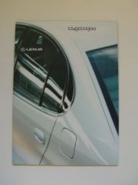 Lexus GS430 +GS300 Prospekt 10/2000 NEU