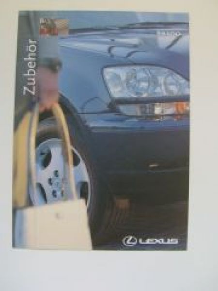 Lexus RX300 Zubehör Prospekt 12/2000 NEU