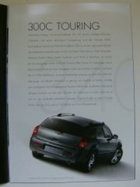 Chrysler 300C Touring 8/2005 Prospekt+Preisliste NEU