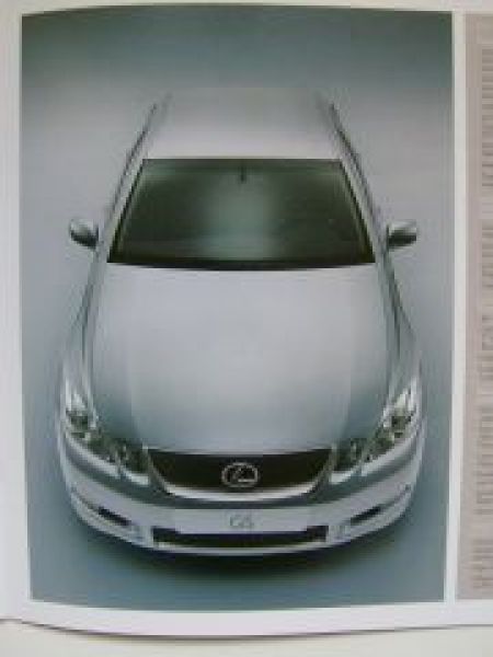 Lexus Modellprogramm Prospekt +Preisliste 9/2005 NEU