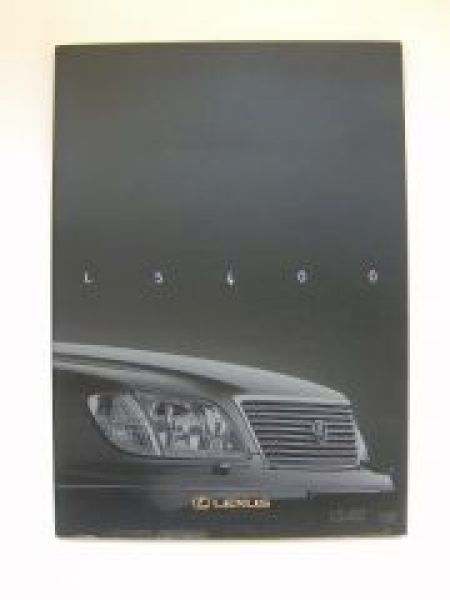 Lexus LS400 Prospekt 10/1999 Rarität