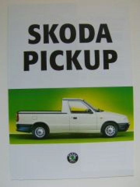 Skoda Pick Up Prospekt 3/1999 NEU