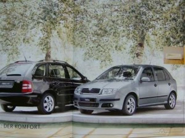 Skoda Fabia Prospekt 8/2004 +Preisliste NEU