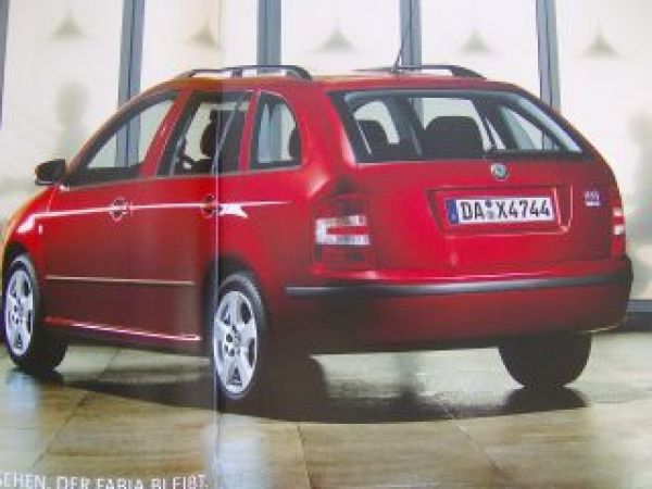 Skoda Fabia Sedan +Combi Prospekt 5/2007 +Preisliste