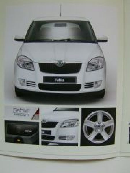Skoda Fabia Greenline Sonderprospekt 3/2008 NEU