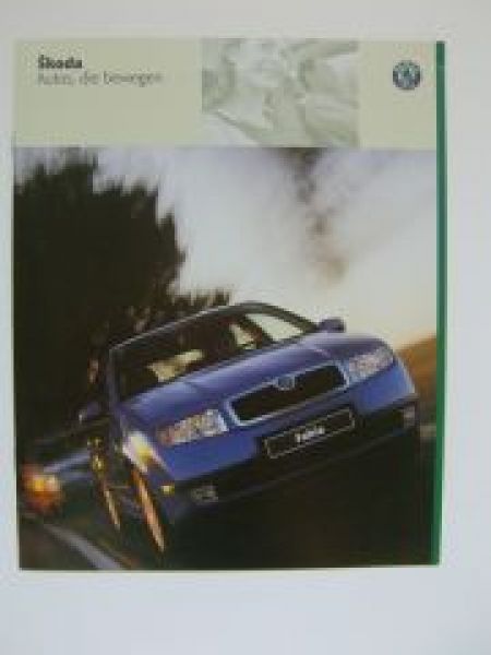 Skoda Autos die bewegen Octavia Fabia Prospekt 11/2000