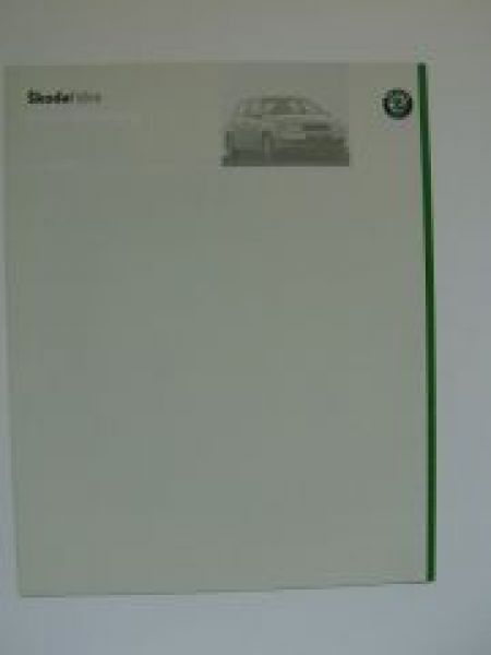 Skoda Fabia Preisliste,Ausstattung Österreich Version 4/2000