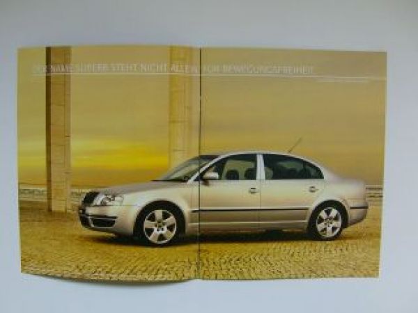 Skoda Superb Prospekt 2/2002 NEU