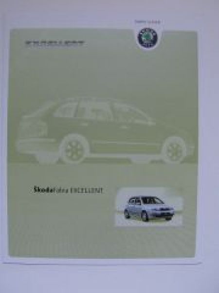 Skoda Fabia Excellent Prospekt 1/2004 NEU Rarität