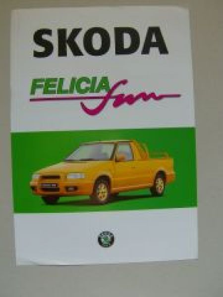 Skoda Felicia fun Prospekblatt 5/1999 Rarität