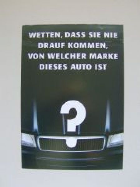 Skoda Octavia SLX Prospekt/Poster 4/1997 NEU