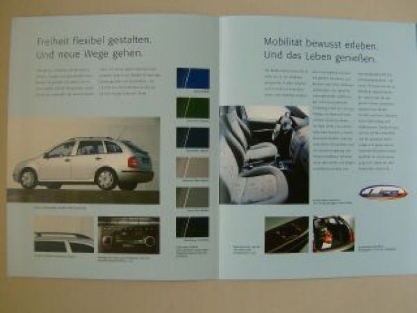 Skoda Fabia Combi Life Prospekt 5/2002 NEU