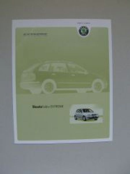 Skoda Fabia EXTREME Prospekt 1/2004 NEU