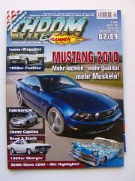 Chrom & Flammen 2/2009 Mustang 2010, 69er Dodge Charger