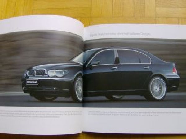 BMW Individual  7er Prospekt E65 2002