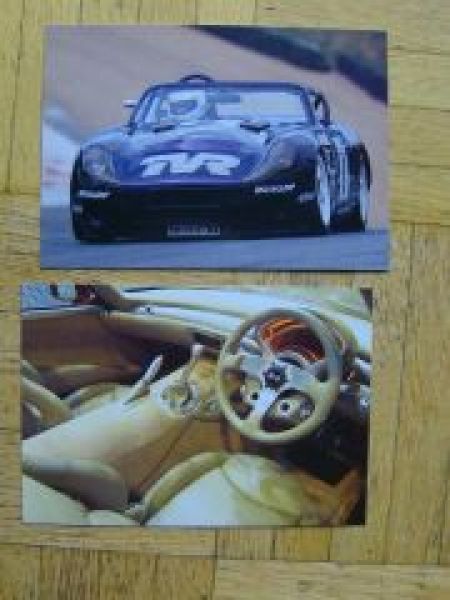 TVR Tuscan +AJP Postkarten Motive NEU UK Englisch