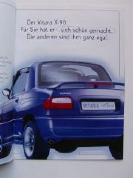 Suzuki Vitara X-90 Prospekt 8/1997 NEU