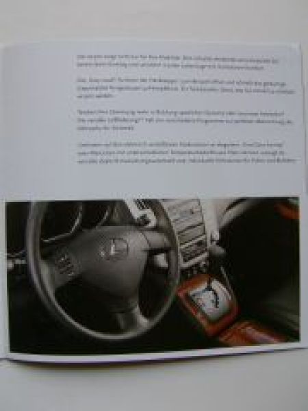 Lexus RX300 Vorstellungsprospekt 2.Generation NEU MCU