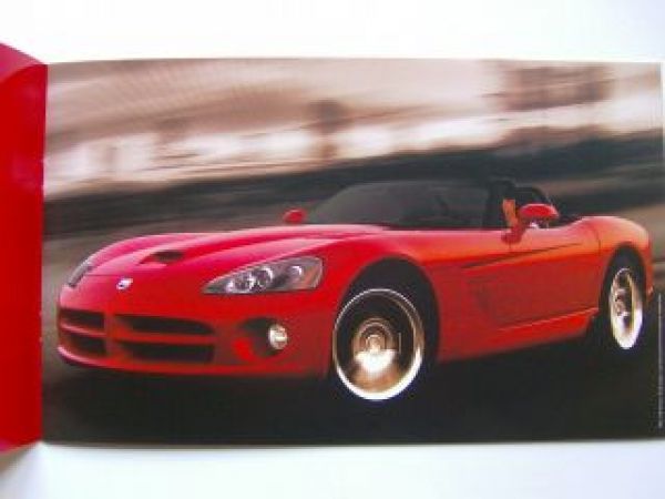 Dodge Viper SRT-10 Prospekt 9/2005 NEU