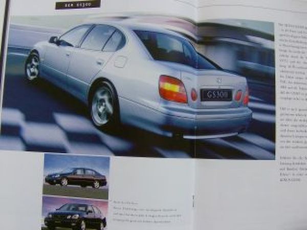 Lexus LS400 GS300 IS200 4/1999 Prospekt NEU